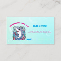 Ocean Vibes Boba Shark Wishes for Baby Shower