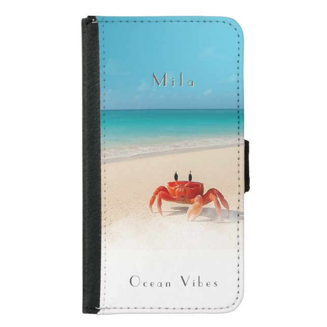 Ocean Vibes – Custom Name Phone Case (Front)