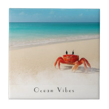 Ocean Vibes – Customizable Beach Coaster