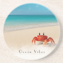 Ocean Vibes – Customizable Sandstone  Crab