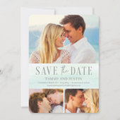 Ocean Vibes Save The Date Card (Front)