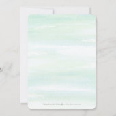 Ocean Vibes Save The Date Card (Back)