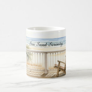 Ocean View Beach Serenity Coffee Mug