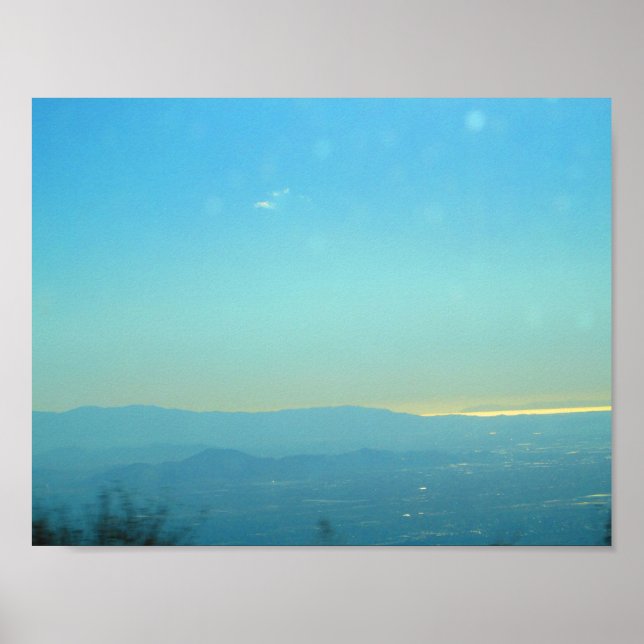 Ocean View From The Rim of the World Highway Poster (Front)