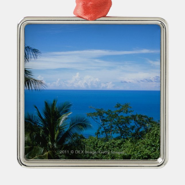 Ocean view metal ornament (Front)