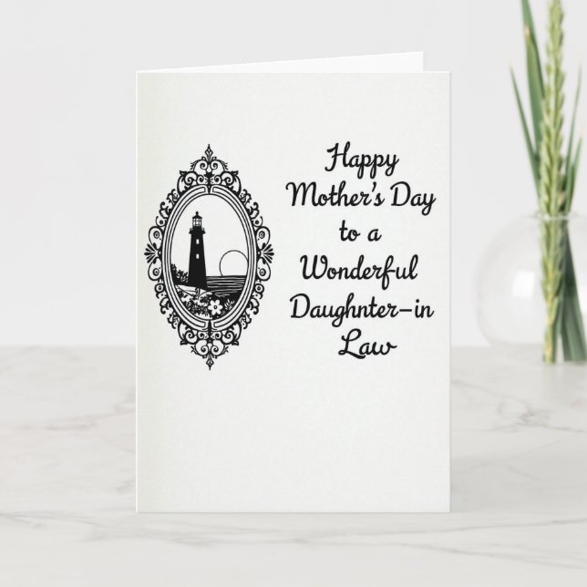 Ocean View Mothers Day Card (Front)