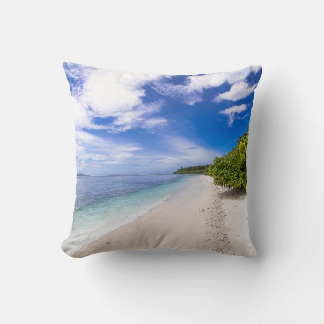 Ocean View Throw Pillow (Front)