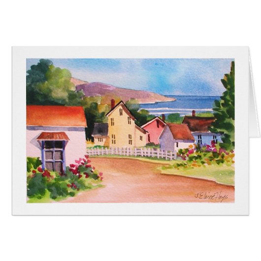 Ocean View Village Houses Cards (Front Horizontal)