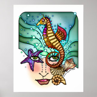 OCEAN VISIONS SEA ART 16x20 POSTER