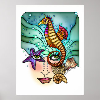 OCEAN VISIONS SEA ART 18X24 POSTER
