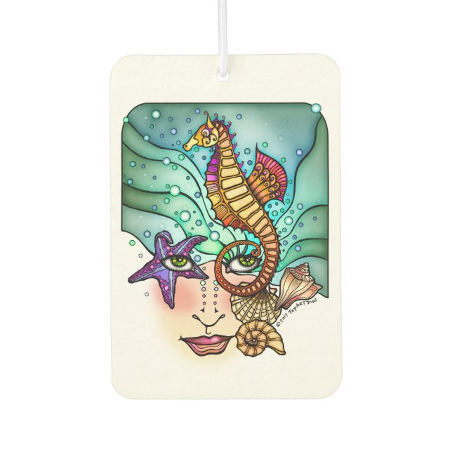 OCEAN VISIONS SEA ART CAR AIR FRESHENER (Front)