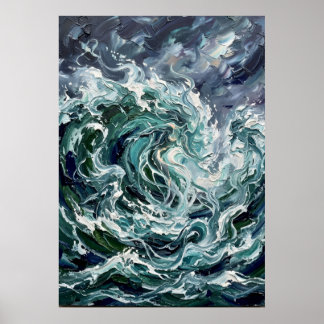 Ocean Vortex Spirit Energy Wall Art