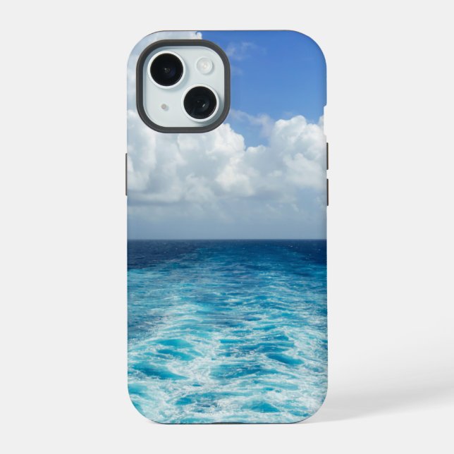Ocean Wake - Cruise Ship Iphone Case (Back)