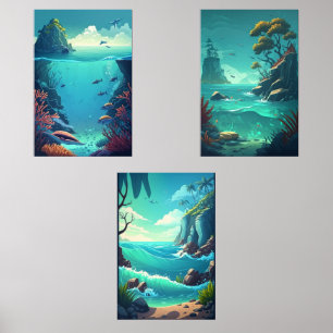 Ocean Wall Art Sets