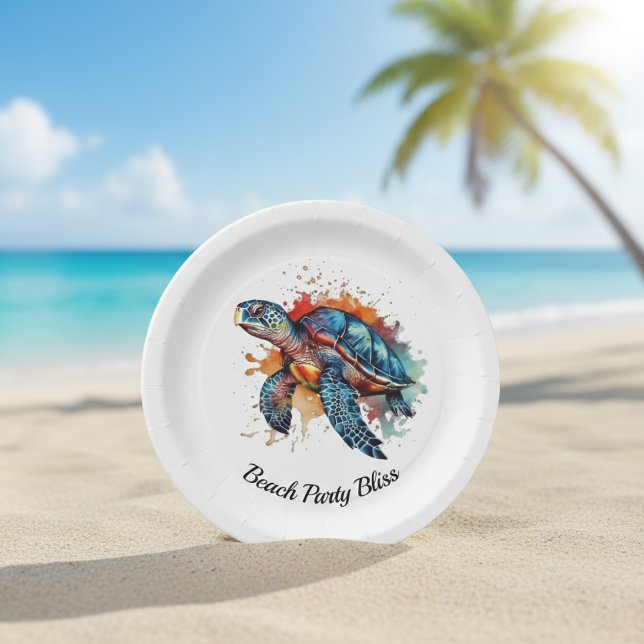 Ocean Wanderer, custom Paper Plates (Creator Uploaded)
