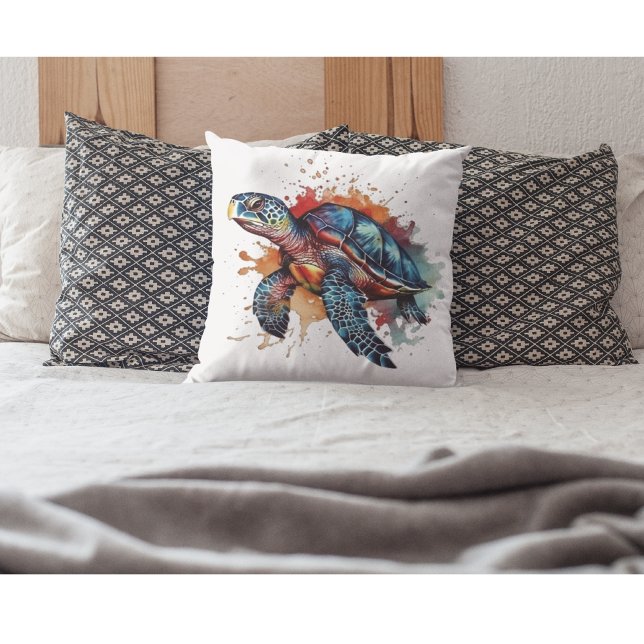 Ocean Wanderer Throw Pillow (Creator Uploaded)