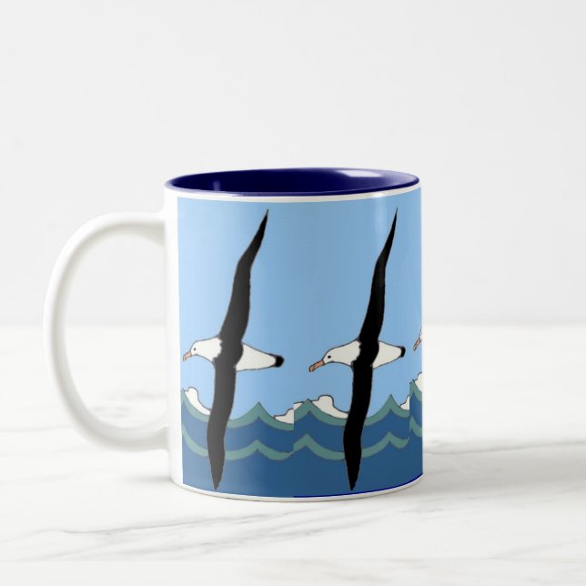 Ocean Wanderer Two-Tone Coffee Mug (Left)