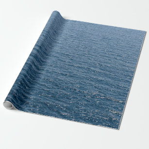 Ocean Water Background Wrapping Paper