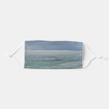 Ocean Water Picture Adult Cloth Face Mask by TheSillyHippy at Zazzle