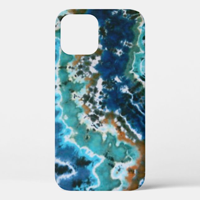Ocean Water Reflection Lines Tie Dyes Case-Mate iPhone Case (Back)