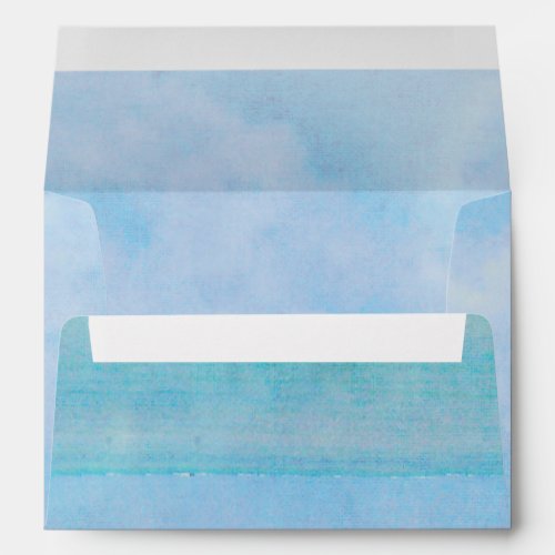 ocean watercolor envelope