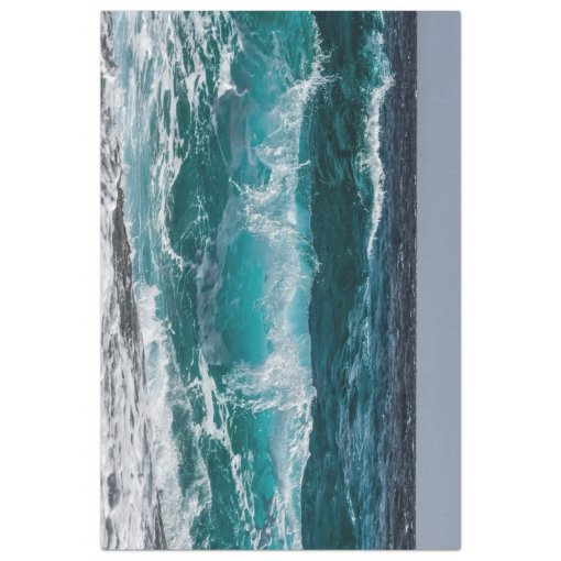 Ocean Wave 20x30 Decoupage Tissue Paper | Zazzle