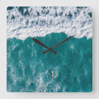 Ocean Wave Acrylic Wall Clock