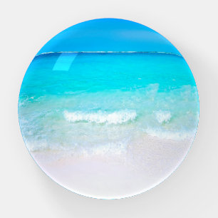 Ocean Wave Beach Modern Scene Paperweight
