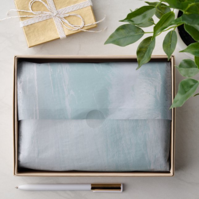 Ocean Wave Blue Tissue Paper (Gift)