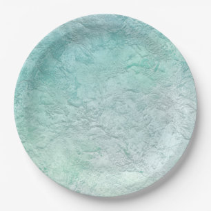 Ocean wave &  breeze inspired  paper plates