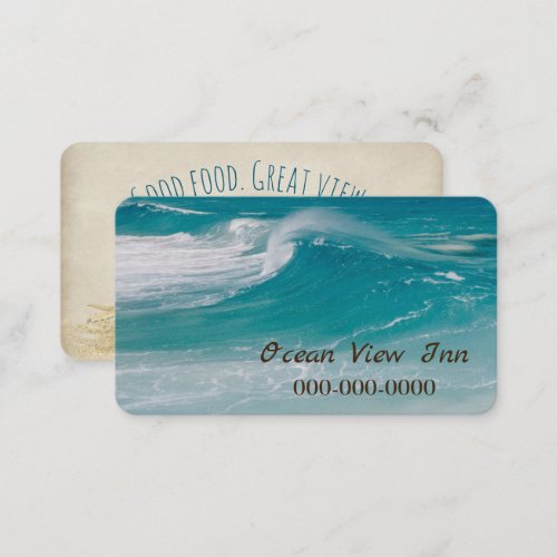 Ocean Wave  Business Card