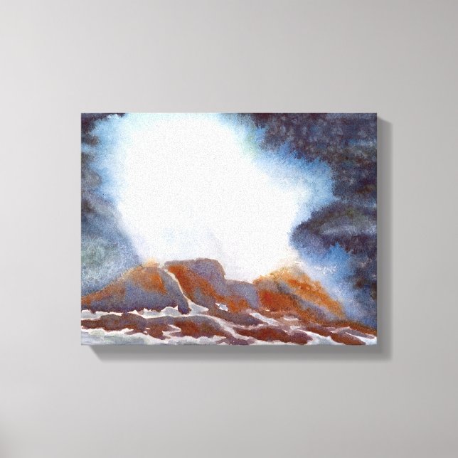 Ocean Wave Canvas Print (Front)