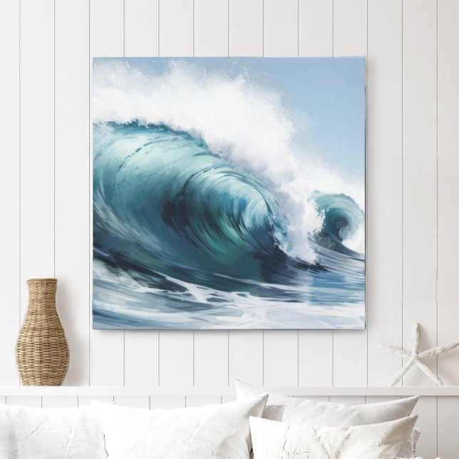Ocean Wave Canvas Print (Creator Uploaded)