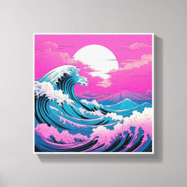 Ocean Wave Canvas Print (Front)