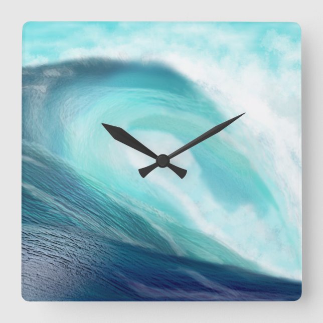 Ocean Wave Clock (Front)