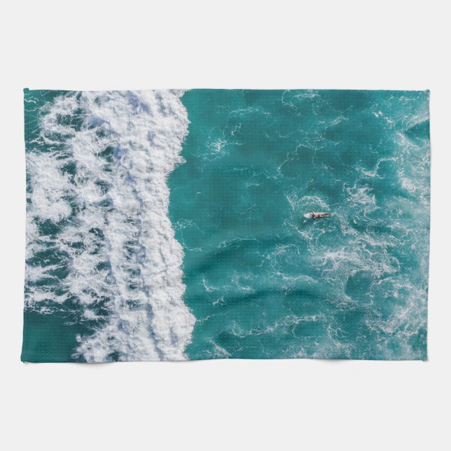 Ocean Wave Kitchen Towels (Horizontal)