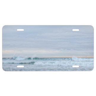 Ocean Wave License Plate Cover Beach Vanity Plate