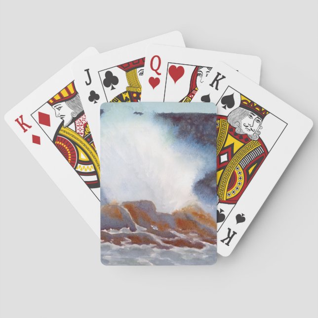 Ocean Wave Poker Cards (Back)