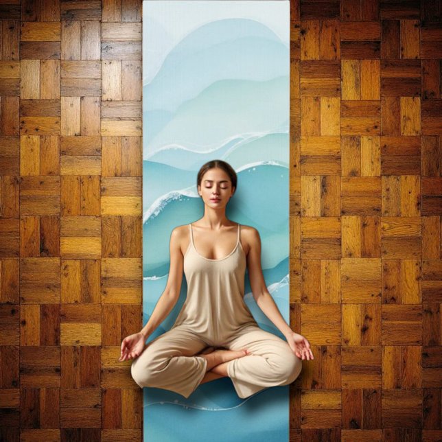  Ocean Wave Serenity Yoga Mat (Creator Uploaded)