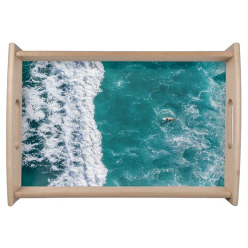 Ocean Wave Serving Tray