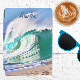 Ocean Wave Signature  iPad Air Cover