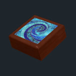 Ocean Wave Spiral mosaic art Gift Box<br><div class="desc">Ocean Wave Spiral mosaic art</div>