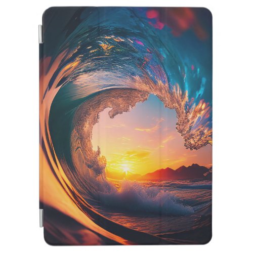 Ocean Wave Sunset iPad Air Cover