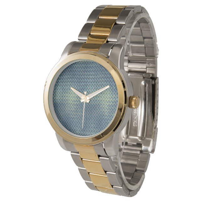 Ocean Waves Abstract Pattern Design 1312 Watch (Angled)