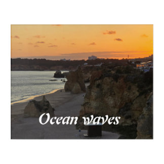 Ocean waves acrylic print