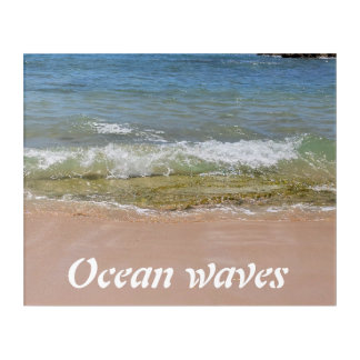 Ocean waves acrylic print