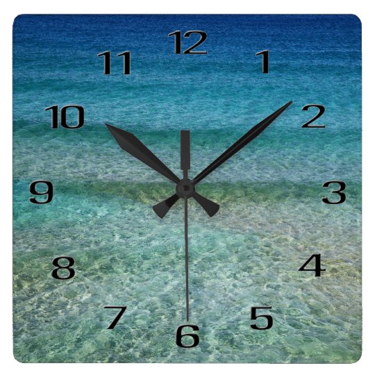 Ocean Waves Acrylic Wall Clock