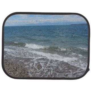 Ocean Waves and Beach Scene Car Floor Mat