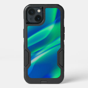 Ocean Waves Artistic Blue Green Movement iPhone 13 Case