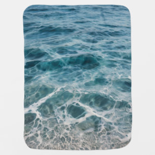 Ocean Waves Baby Blanket
